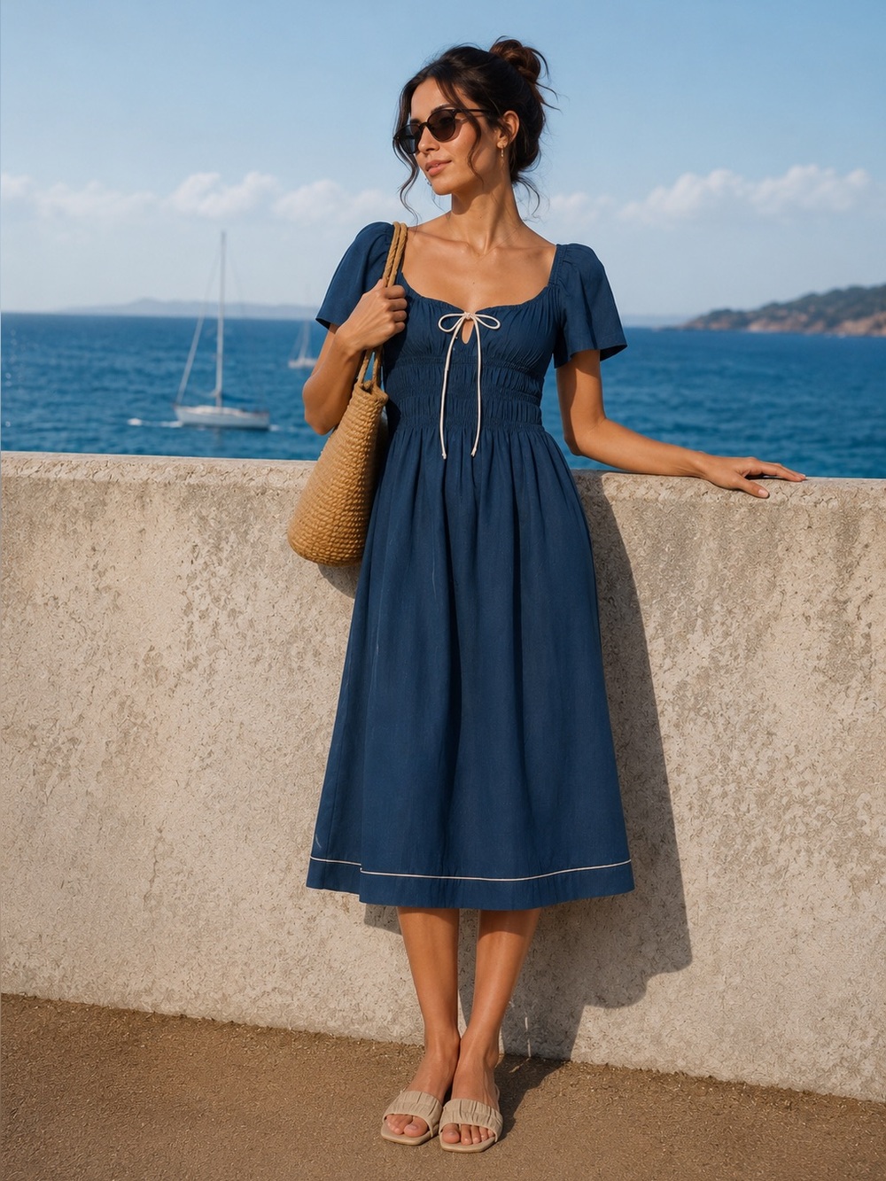 CIAO LUCIA Fiorella Dress In Ink